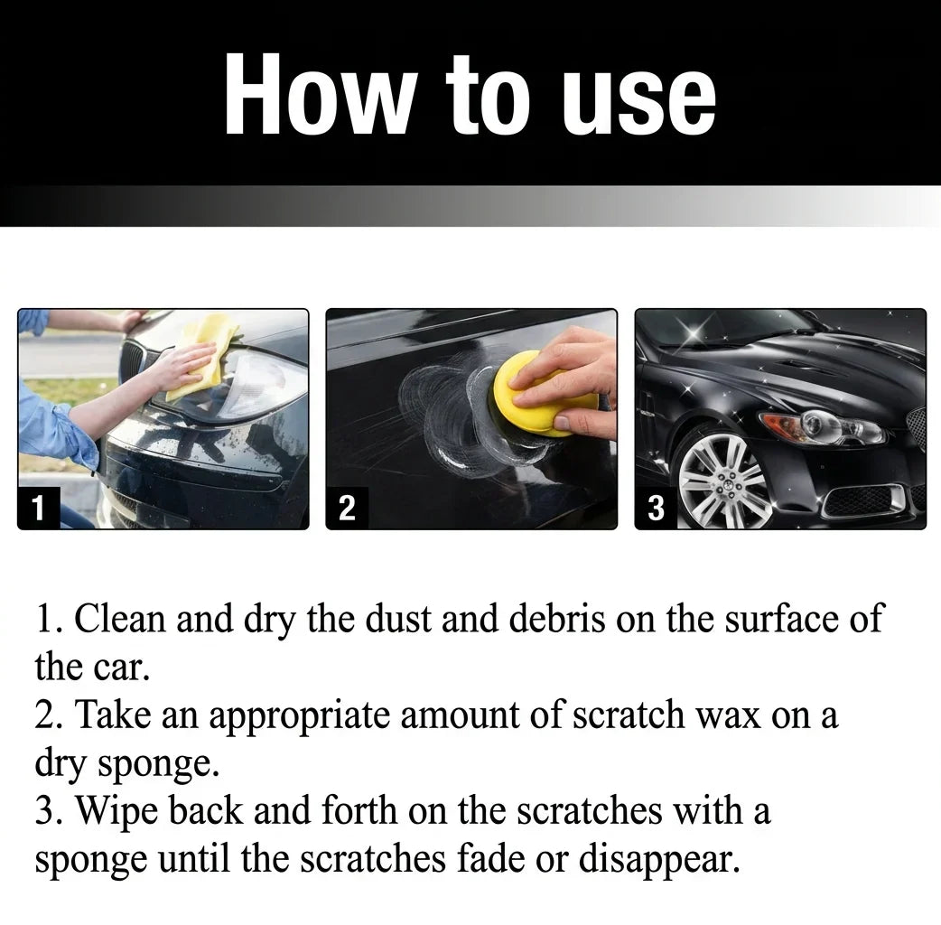 Premium Car Scratch Repair Wax – Buy 1 Get 1 Free