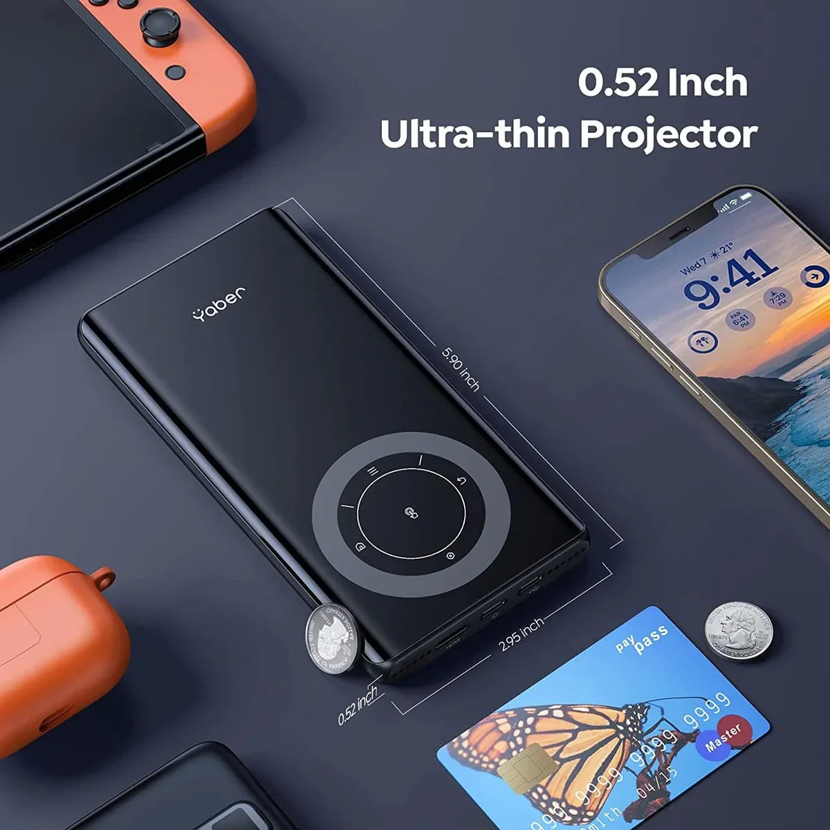 DocoMOi T1 Portable Projector | Small in Size, Big on Entertainment