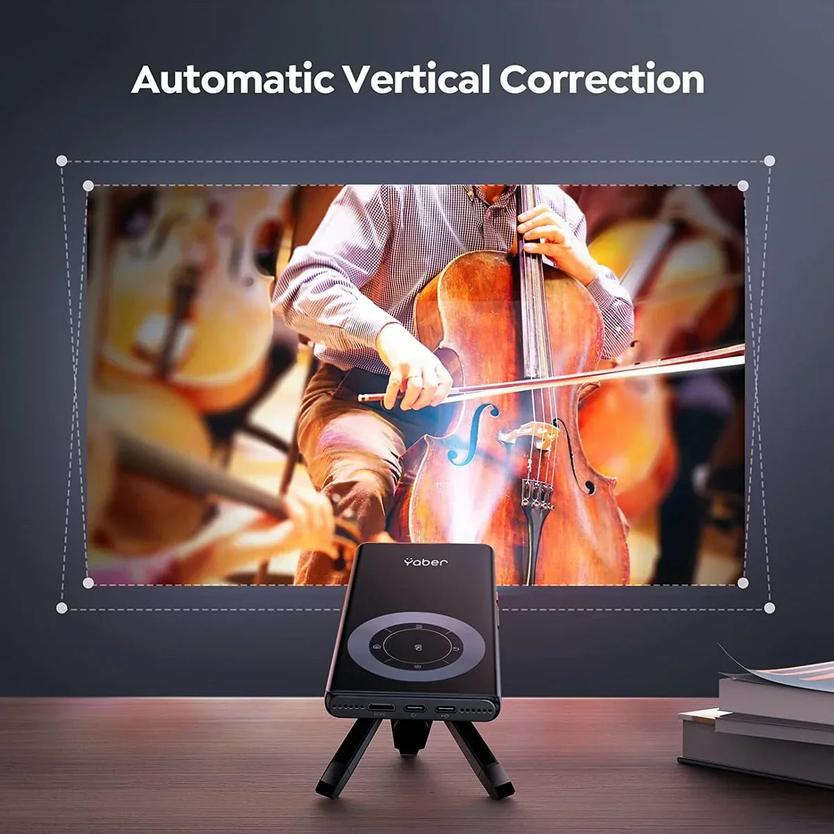 DocoMOi T1 Portable Projector | Small in Size, Big on Entertainment